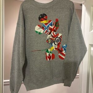 Gray Graphic Sweater
